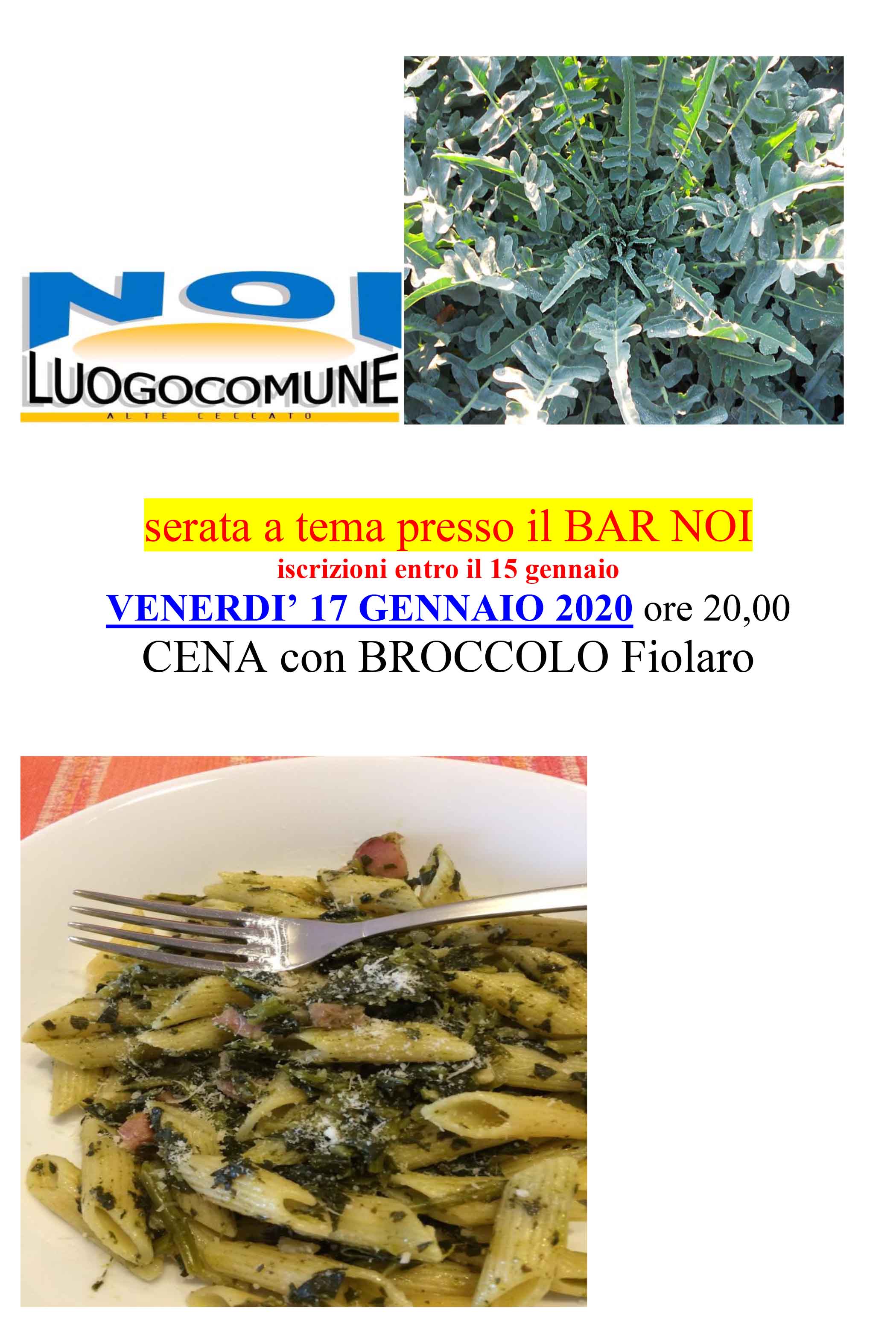 Serata con Broccolo fiolaro